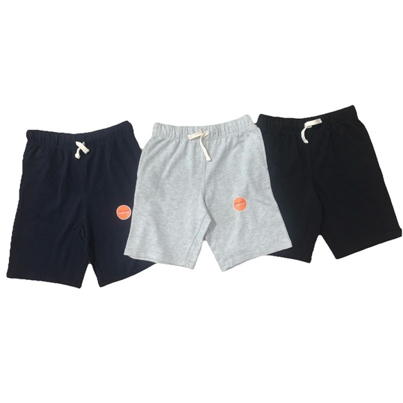 The Children's Place Other - The Childrens Place Boys Pull On Terry Shorts 10/12 Large Lot Of 3 Drawstring
